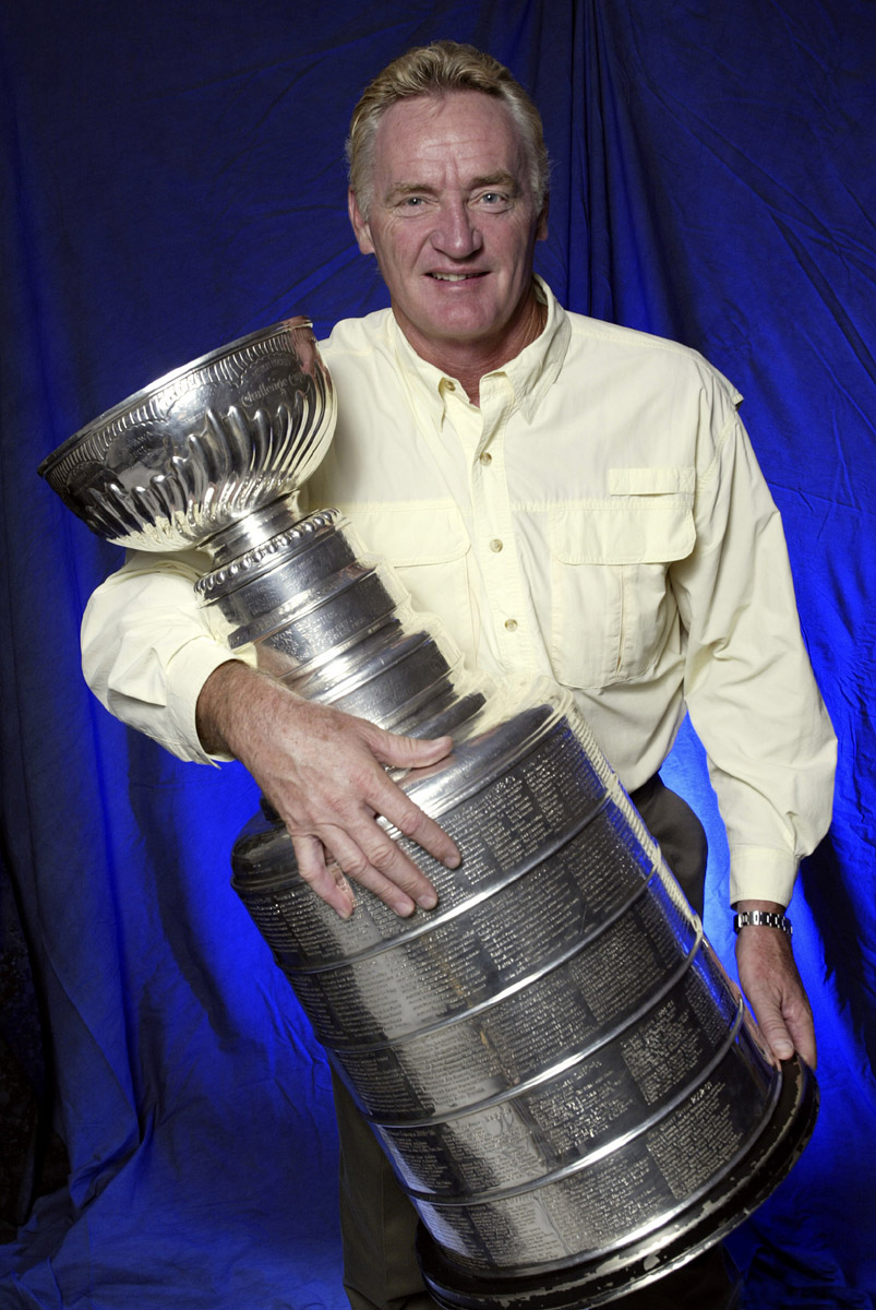 Larry Robinson with Stanley Cup